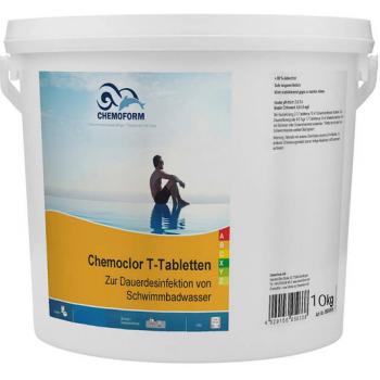 Chemochlor-T-Tabletten (табл. 20 г)  Медленнорастворимый хлорпрепарат для длительного хлорирования 5 кг