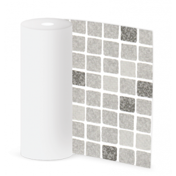 ПВХ пленка для бассейна SUPRA мозаика серая / Mosaic grey 165 cm, цвет 1123/04