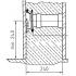 Закладной элемент заборного устройства Combi Whirl для бетонных и пленочных бассейнов, резьба 2", глубина 240 мм 