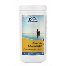 Chemochlor-T-Großtabletten (табл. 200 г) таблетки для длительного обеззараживания воды в бассейне. 1кг